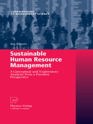 cover image of Sustainable Human Resource Management